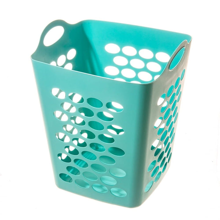1.6 Bushel Flexible Square Plastic Laundry Hamper, 3 Pack, Black - US Stores