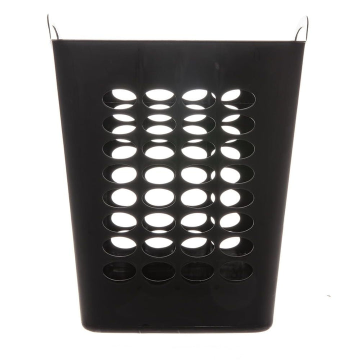 1.6 Bushel Flexible Square Plastic Laundry Hamper, 3 Pack, Black - US Stores