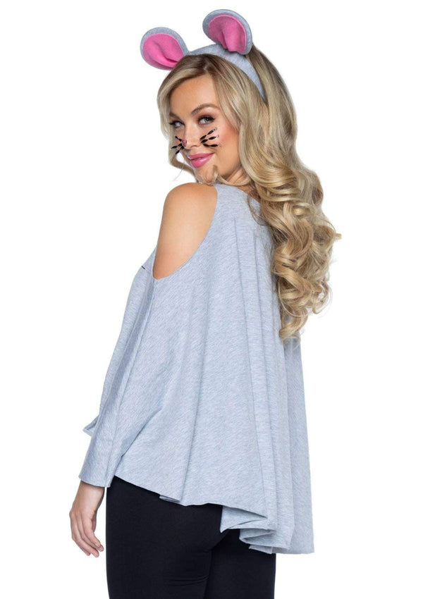 2 Pc Mouse Costume Poncho Set - One Size - US Stores