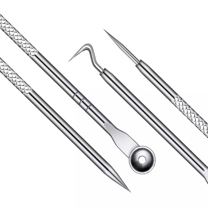 3 - 8Pcs Blackhead Clip Pimples Tweezer Blackhead Remover Stainless Steel Cell Clip Beauty Product Acne Needle Skin Cleanning Tool - US Stores