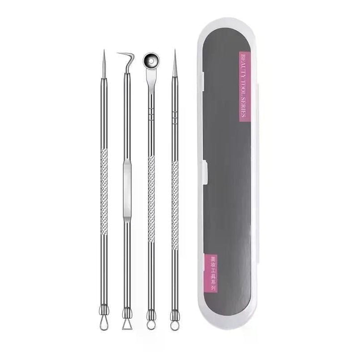 3 - 8Pcs Blackhead Clip Pimples Tweezer Blackhead Remover Stainless Steel Cell Clip Beauty Product Acne Needle Skin Cleanning Tool - US Stores
