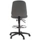 Harwick Contoured Dual Function Drafting Stool - Gray Fabric - US Stores