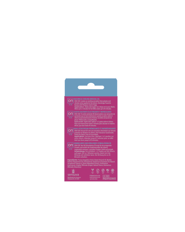 On Ice Buzzing and Cooling Arousal Oil 5ml