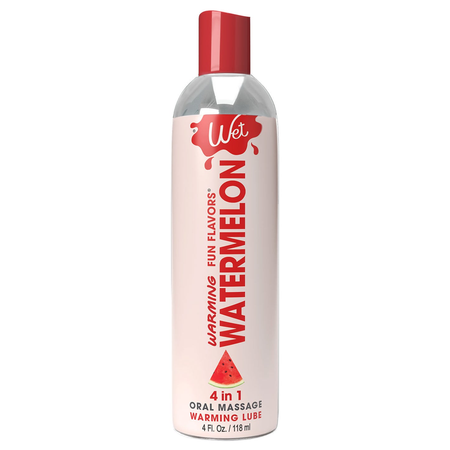 Wet Warming Fun Flavors - Watermelon - 4 in 1  Lubricant 1 Oz