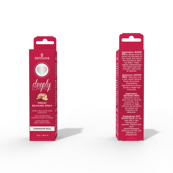 Deeply Love You Throat Relaxing Spray - Cinnamon Roll - 1 Fl. Oz.
