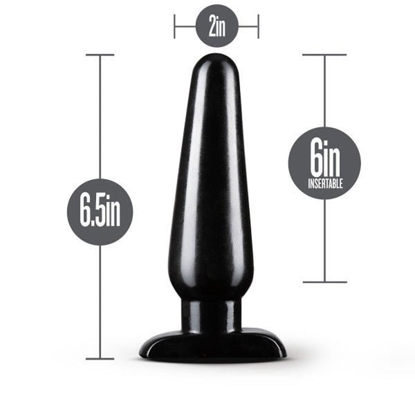 Anal Adventures - Basic Anal Plug - Large - Black - US Stores