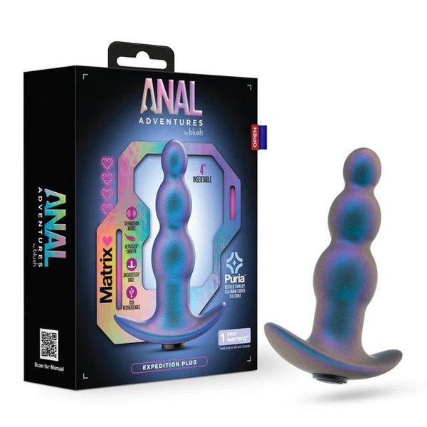 Anal Adventures Matrix - Expedition Plug - Lunar Blue - US Stores