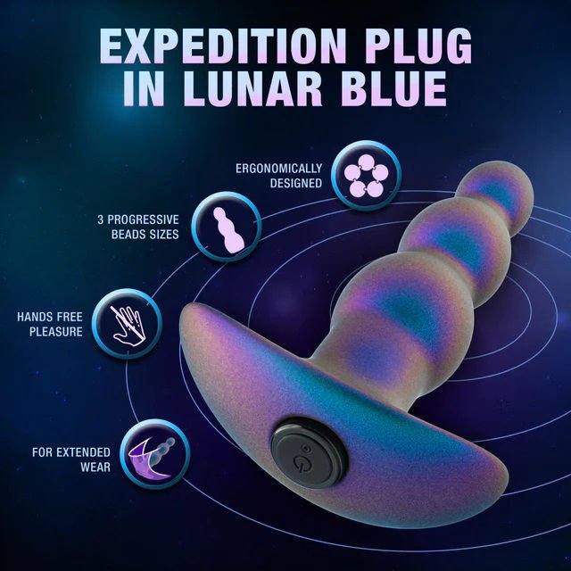 Anal Adventures Matrix - Expedition Plug - Lunar Blue - US Stores