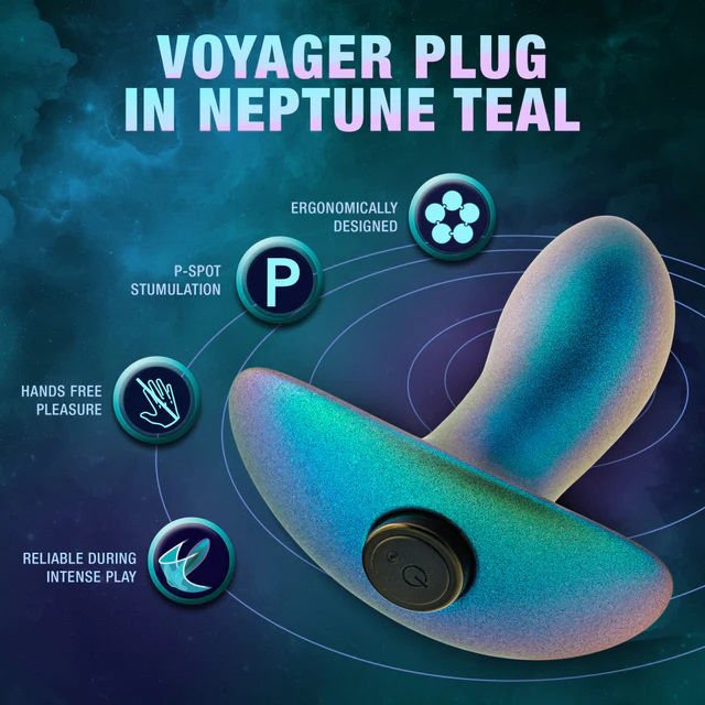 Anal Adventures Matrix - Voyager Plug - Neptune Teal - US Stores