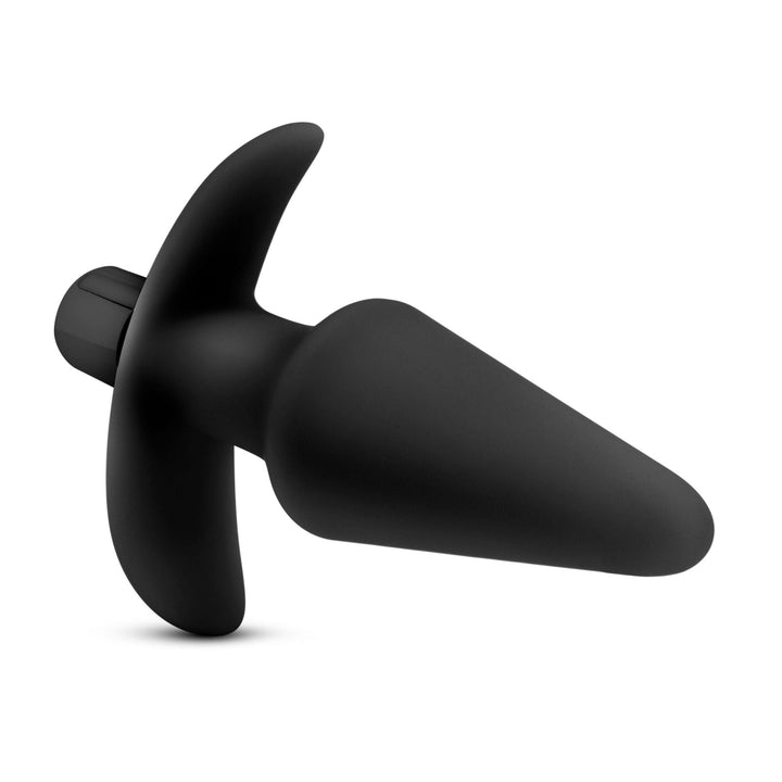 Anal Adventures Platinum - Silicone Vibrating Plug - Black - US Stores