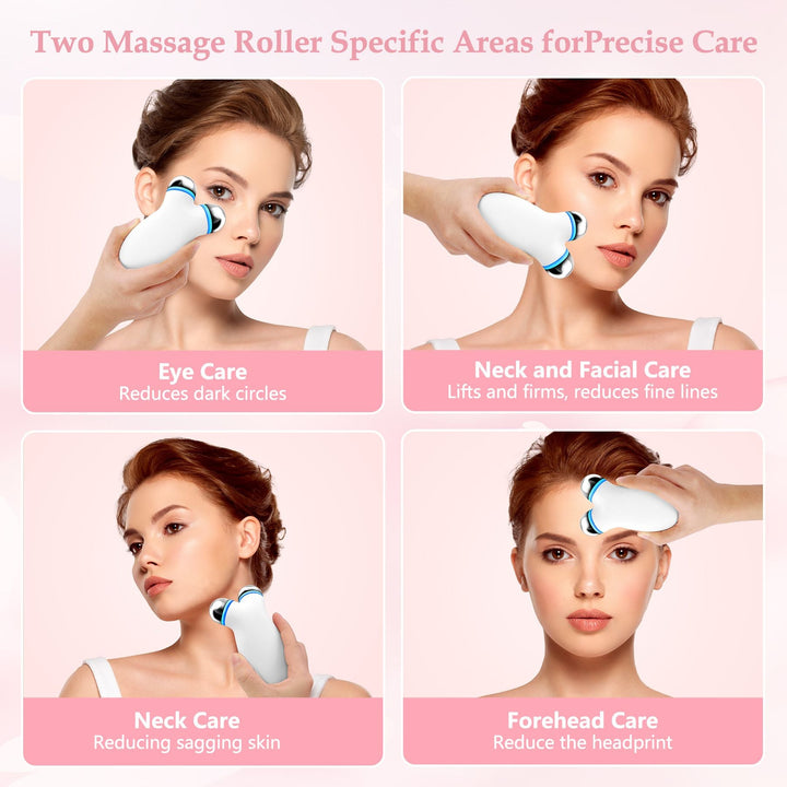 Anti Aging and Wrinkles Microcurrent Facial Device, Boost Skin Care Products Absorption - White - US Stores