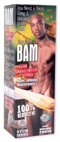 Bam Huge 13 Inch Realistic Cock With Removable Vac - U - Lock Suction Cup - US Stores
