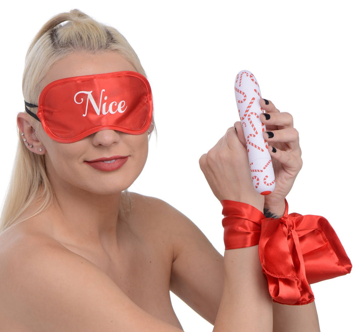 Bang - Naughty Holiday Kit - Wrist Ties XL Bullet and Blindfold - US Stores