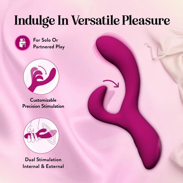 Blush Quinn Rabbit Vibrator Burgundy - US Stores