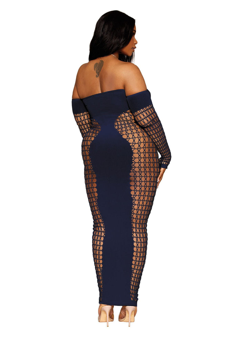 Bodystocking Gown - Queen Size - Denim - US Stores