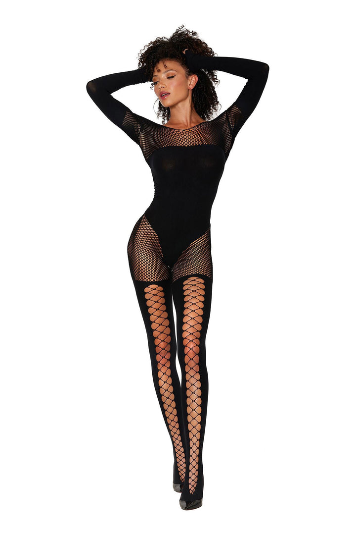 Bodystocking - One Size - Black - US Stores
