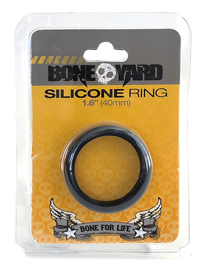 Boneyard Silicone Ring 1.6 Inch 40mm - Black - US Stores