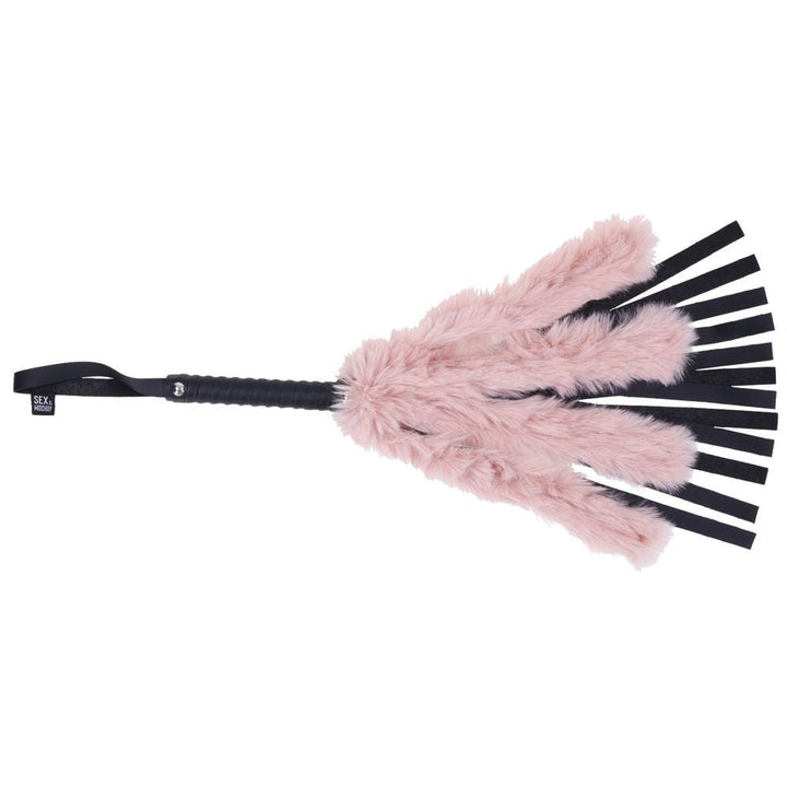 Brat Faux Fur Flogger - Pink/black - US Stores