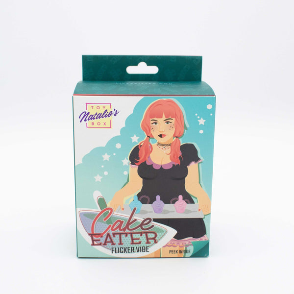 Cake Eater Clit Flicker Stimulator - Purple - US Stores
