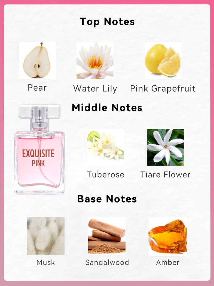 Charming 4pcs Women's Eau De Parfum Gift Set - Long - Lasting, Floral Scented Sprays in 1.02fl.oz Bottles - Perfect for Dates, Daily Wear & Parties, Valentine's Day And Other Festivals - US Stores