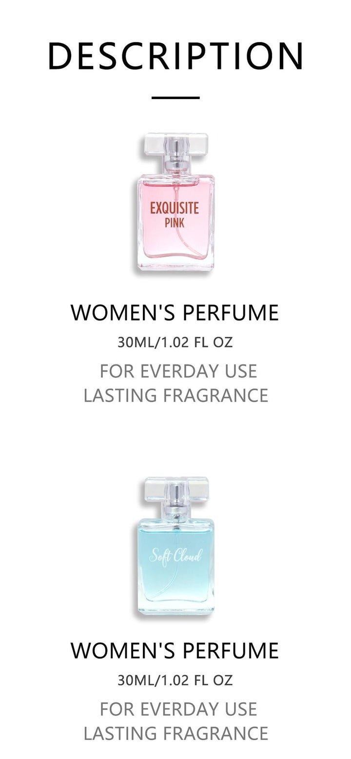 Charming 4pcs Women's Eau De Parfum Gift Set - Long - Lasting, Floral Scented Sprays in 1.02fl.oz Bottles - Perfect for Dates, Daily Wear & Parties, Valentine's Day And Other Festivals - US Stores
