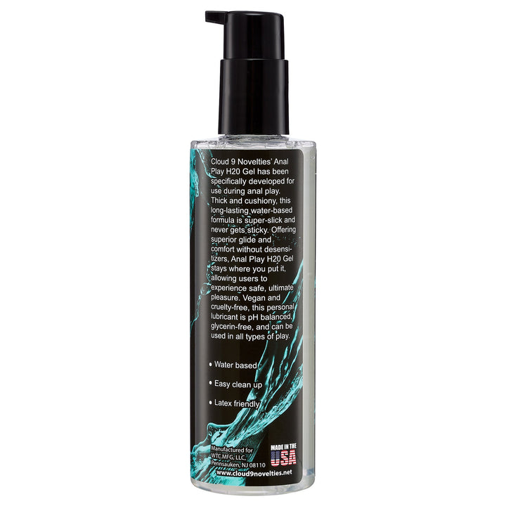 Cloud 9 H20 Anal Play Gel 8 Fl. Oz. - US Stores