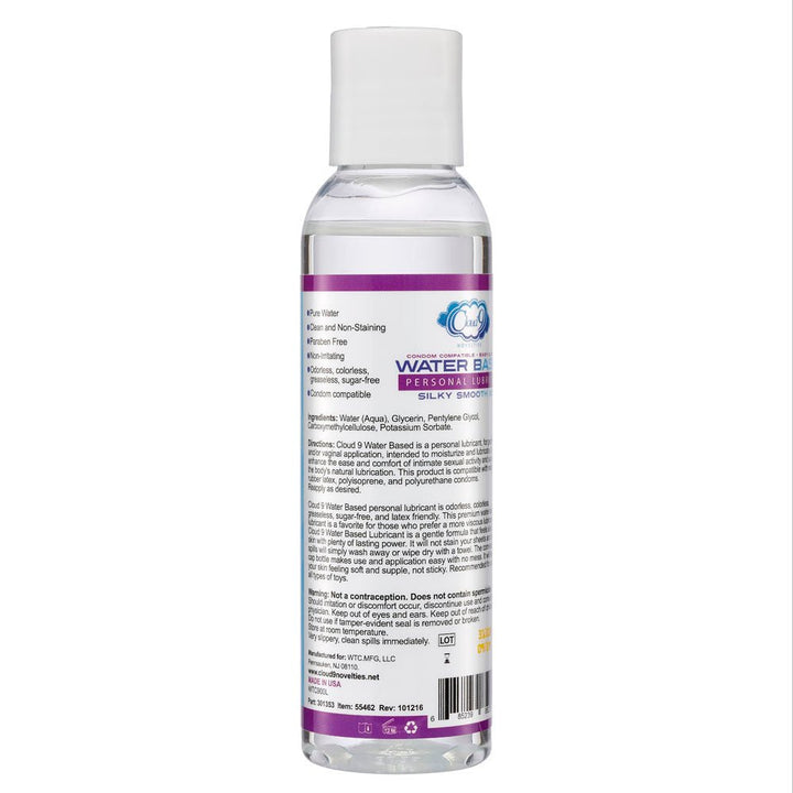 Cloud 9 Water Based Personal Lubricant 4 Oz - US Stores