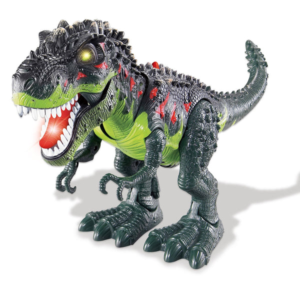 Tyrannosaurus T-Rex Dinosaur With Lights And Sounds (Green)