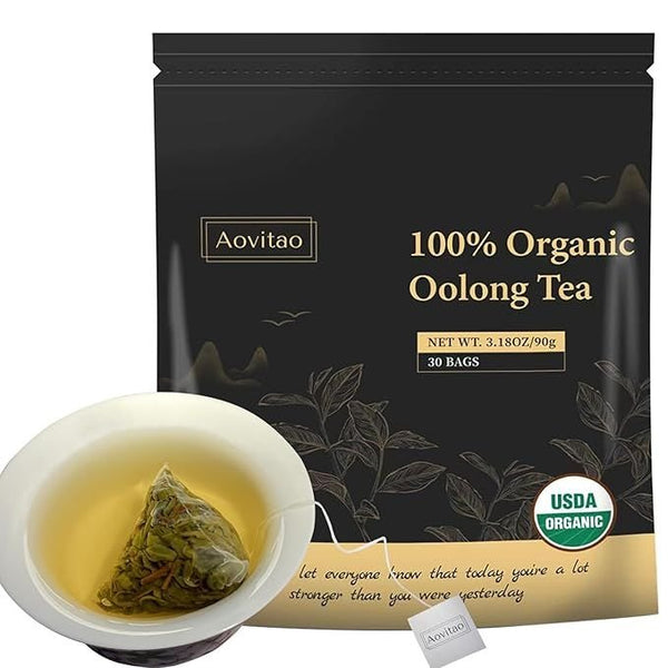 Detox Cleanse Tea Natural Herbal Tea Bags Organic Oolong Leaf Herbal Detox Caffeine - Free 30 Count per Pack - US Stores