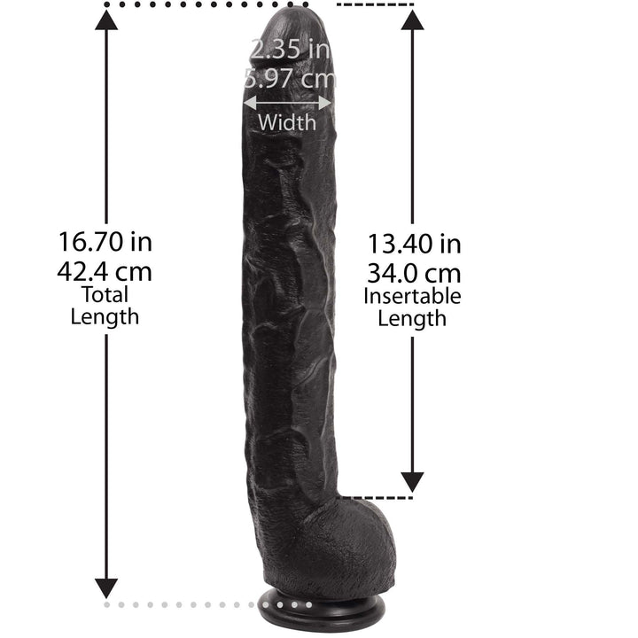 Dick Rambone Cock - 17 Inch - White - US Stores