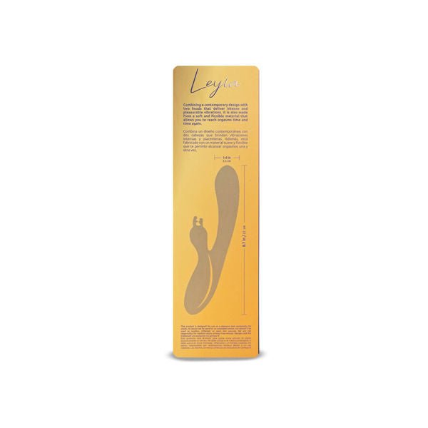Double Leyla Vibrator - Purple - US Stores