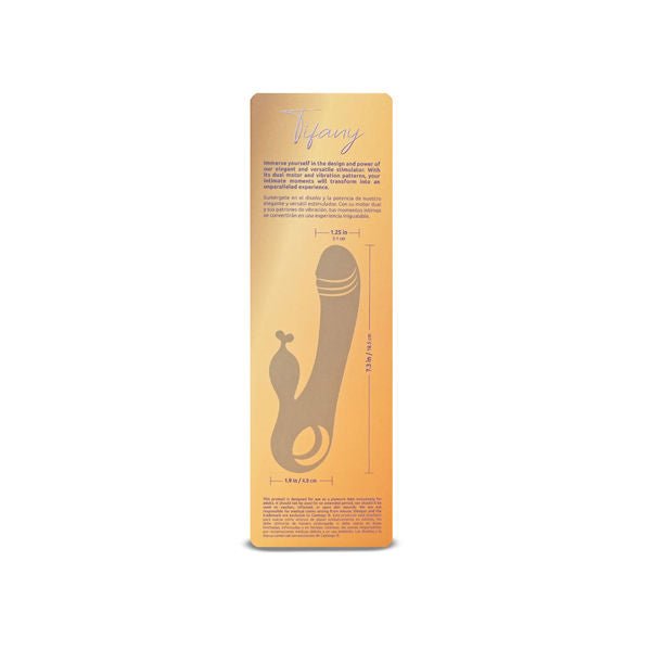 Double Tifany Vibrator - Purple - US Stores