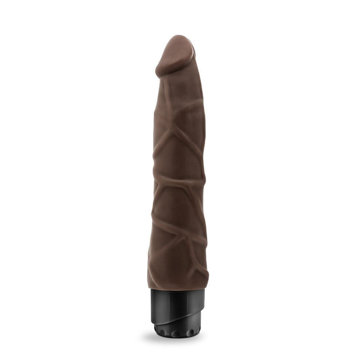 Dr. Skin - Cock Vibe 1 - 9 Inch Vibrating Cock - Chocolate - US Stores