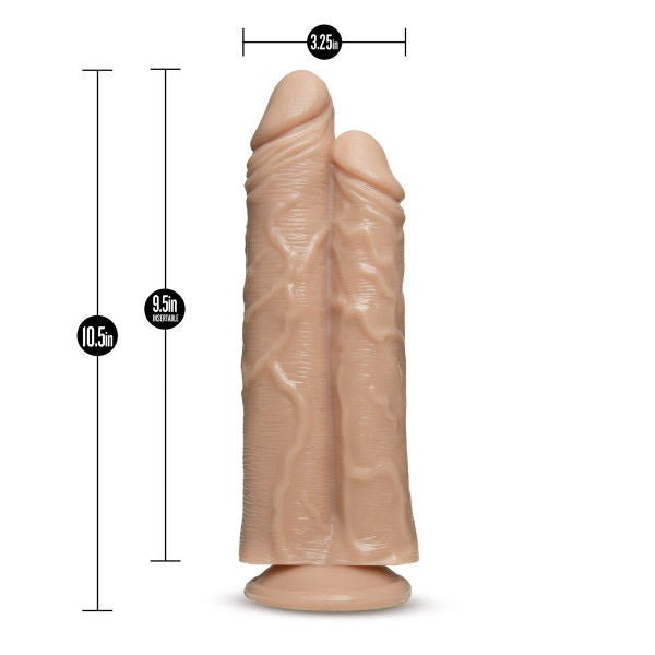 Dr. Skin - Double Trouble - Double Shaft Dildo - Vanilla - US Stores