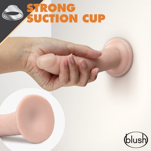 Dr. Skin Glide - 7.5 Inch Self Lubricating Dildo - Vanilla - US Stores