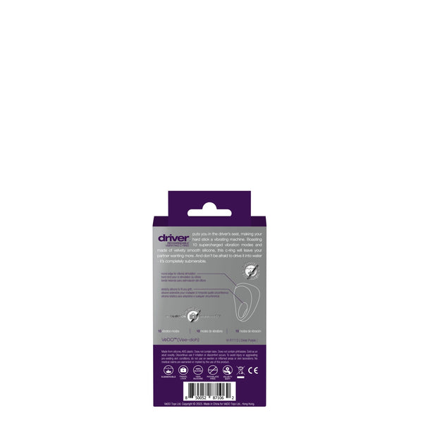 Driver Rechargeable Vibrating C - Ring - Purple - US Stores