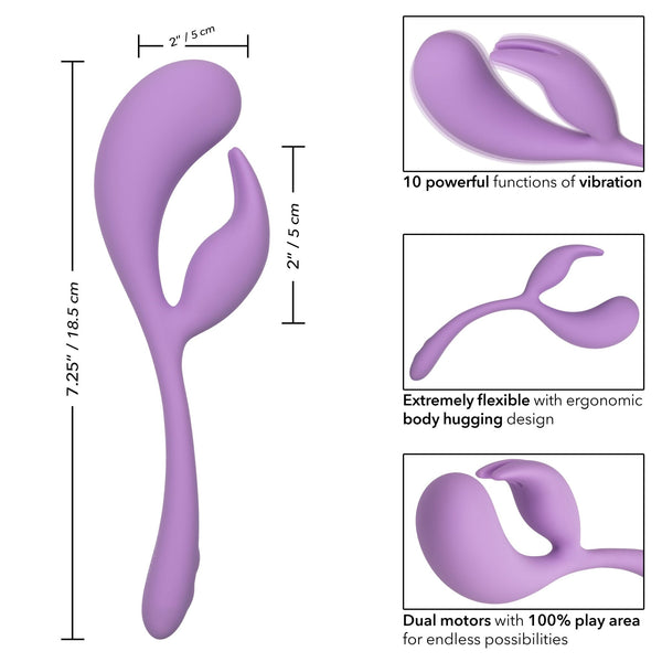 Elle Liquid Silicone Dual Flicker - US Stores