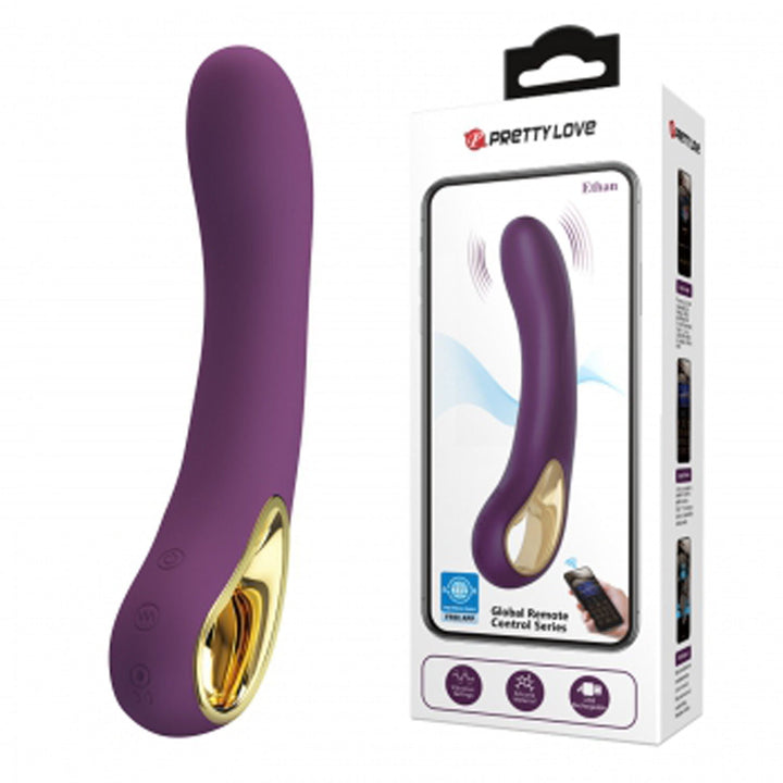 Ethan Global App Control Vibrator - Purple - US Stores