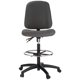 Harwick Contoured Dual Function Drafting Stool - Gray Fabric - US Stores
