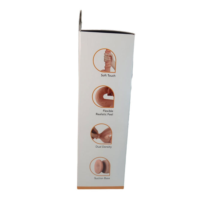 Get Lucky 7.5 Inch Real Skin Dildo - Dark Brown - US Stores
