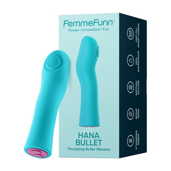 Hana Bullet Thumping Vibrator - Pink - US Stores