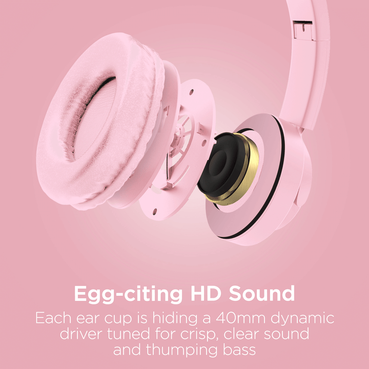 HyperGear Bunny Tracks Wireless Light - Up Headphones - US Stores