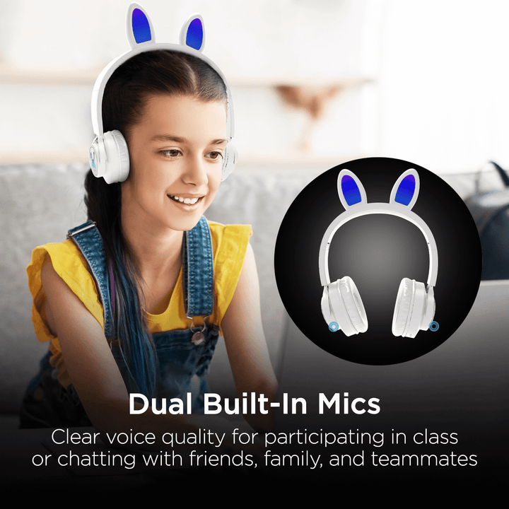 HyperGear Bunny Tracks Wireless Light - Up Headphones - US Stores