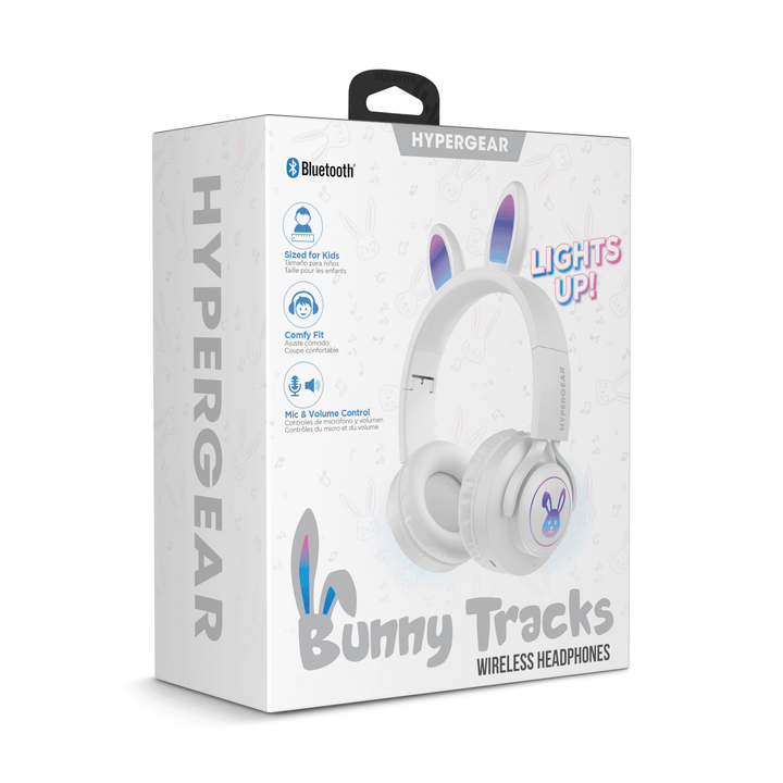 HyperGear Bunny Tracks Wireless Light - Up Headphones - US Stores