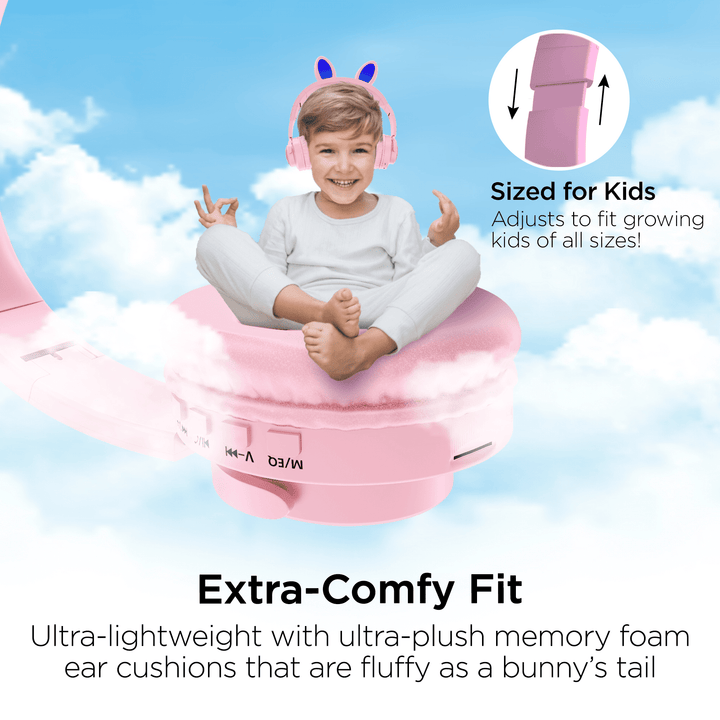 HyperGear Bunny Tracks Wireless Light - Up Headphones - US Stores