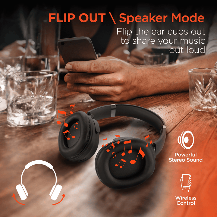 HyperGear Flip 2 - in - 1 Headphones Plus Speaker - US Stores