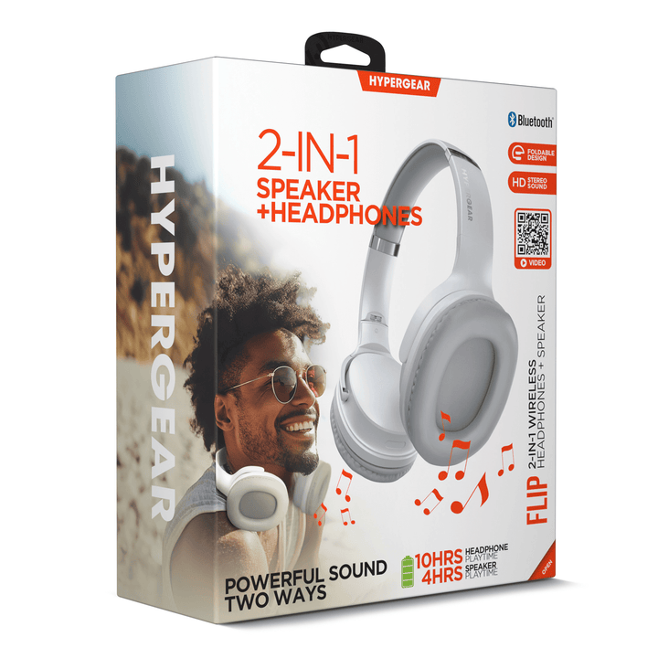 HyperGear Flip 2 - in - 1 Headphones Plus Speaker - US Stores