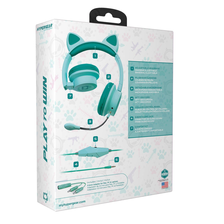 HyperGear Kombat Kitty Gaming Headset - US Stores