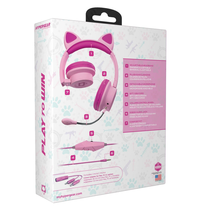HyperGear Kombat Kitty Gaming Headset - US Stores