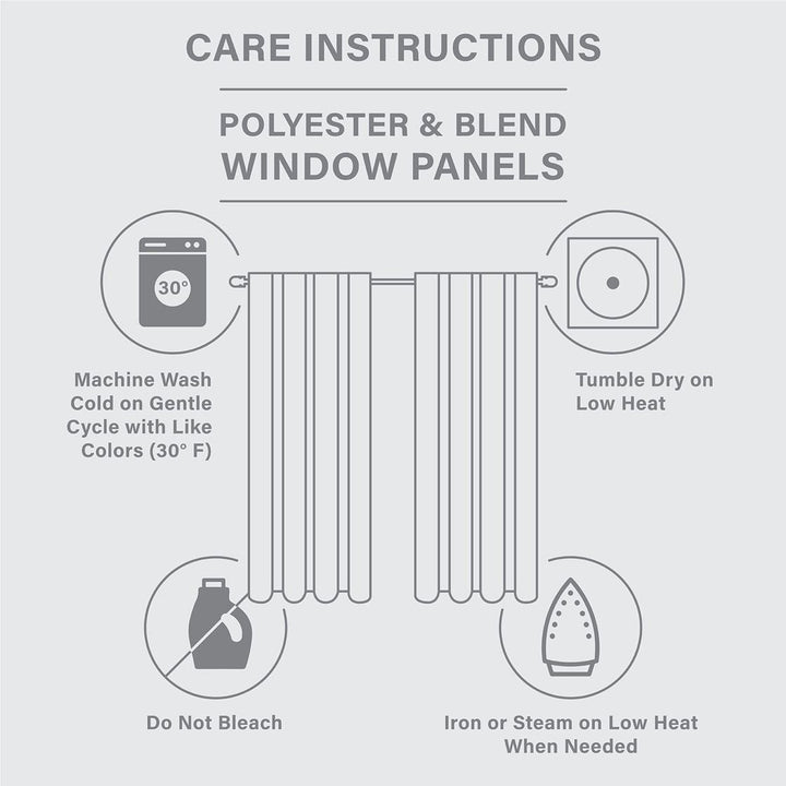 Jacquard Lined Total Blackout Rod Pocket/Back Tab Curtain Panel(Only 1 Pc Panel) - US Stores